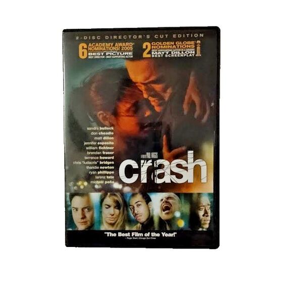 Crash-2 Disc Director's Cut Edition 2004 Movie Thriller Drama Sandra Bullock - Picture 1 of 3